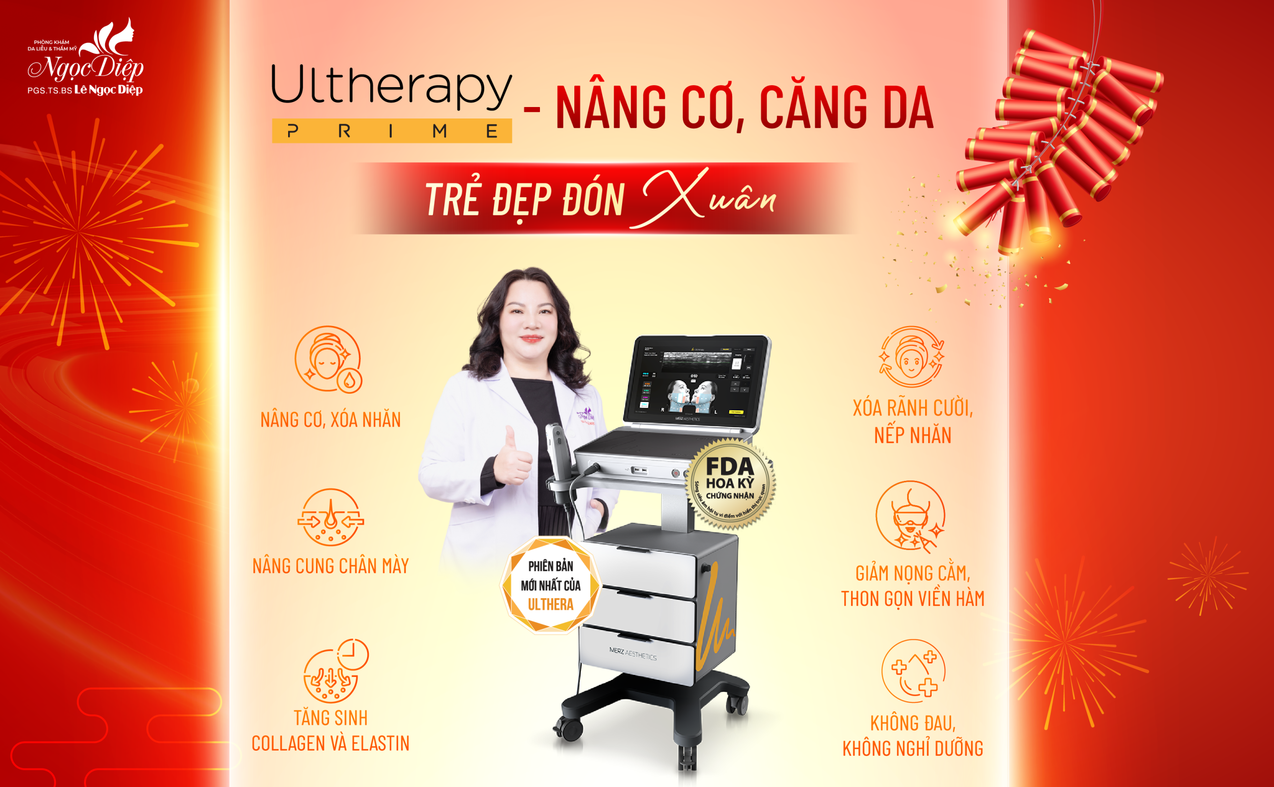 Ultherapy PRIME - Công nghệ Nâng Cơ - Căng Da Không Phẫu Thuật Hàng Đầu Từ Hoa Kỳ